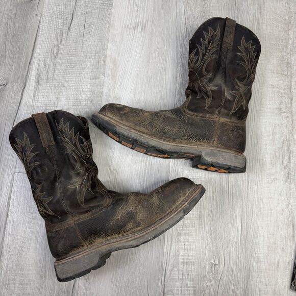 Ariat Workhog Work Boots Mens 12 B Square Toe Waterproof Composite Toe Safety A main image 7